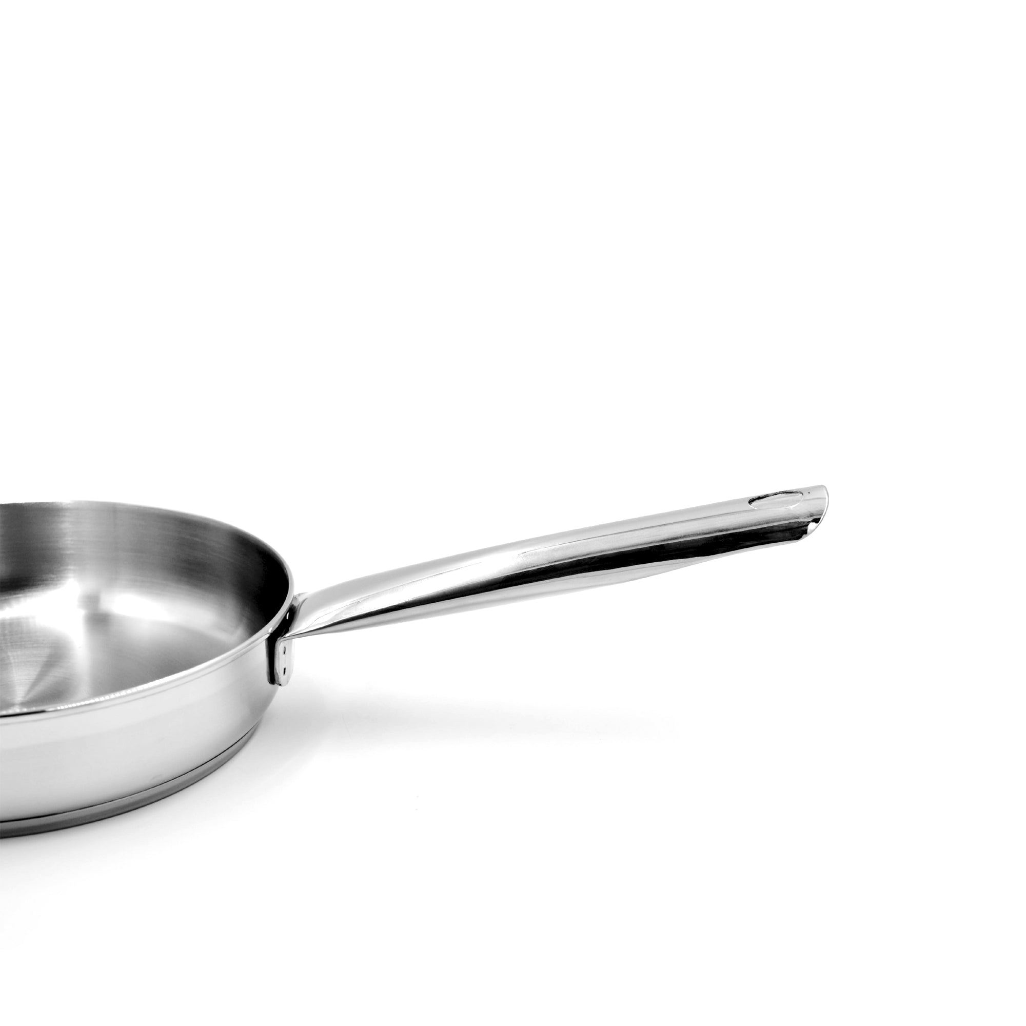 Prestige Infinity Stainless Steel Open Fry Pan 20cm | Induction Compatible Frying Pan | Silver - PR77366