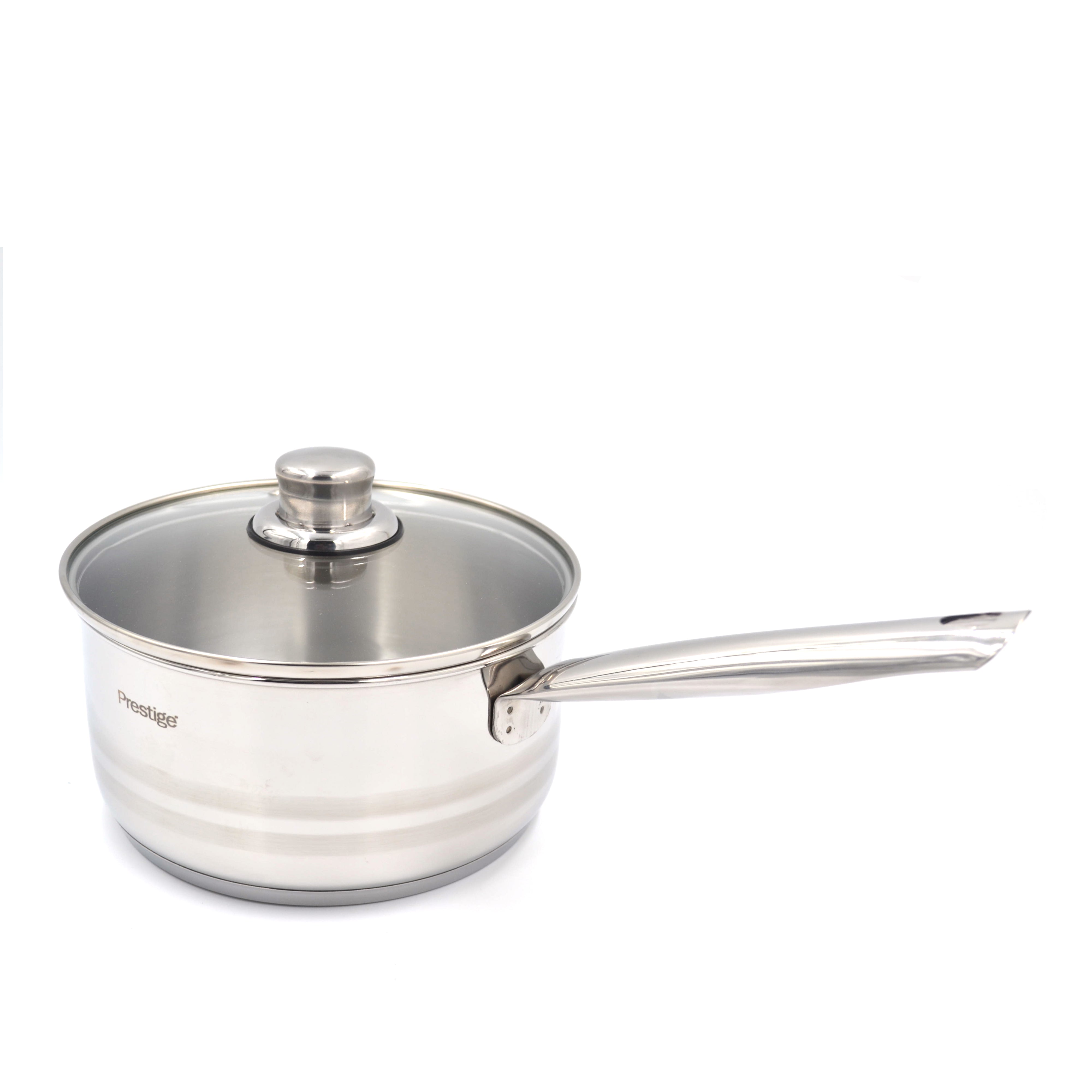 Prestige Infinity Stainless Steel Sauce Pan 3 Ltr / 20 cm | Induction Compatible Covered Sauce Pan | PR77377
