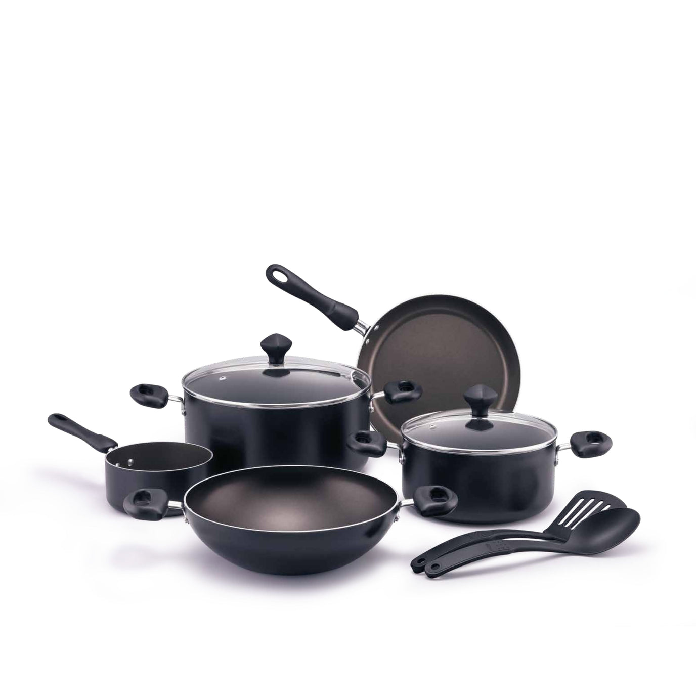 Prestige 9-Piece Non-Stick Cookware Set (PR22480) + 2-in-1 Stand Blender with Grinder 1.5L (PR81529) Combo Pack | PR81644