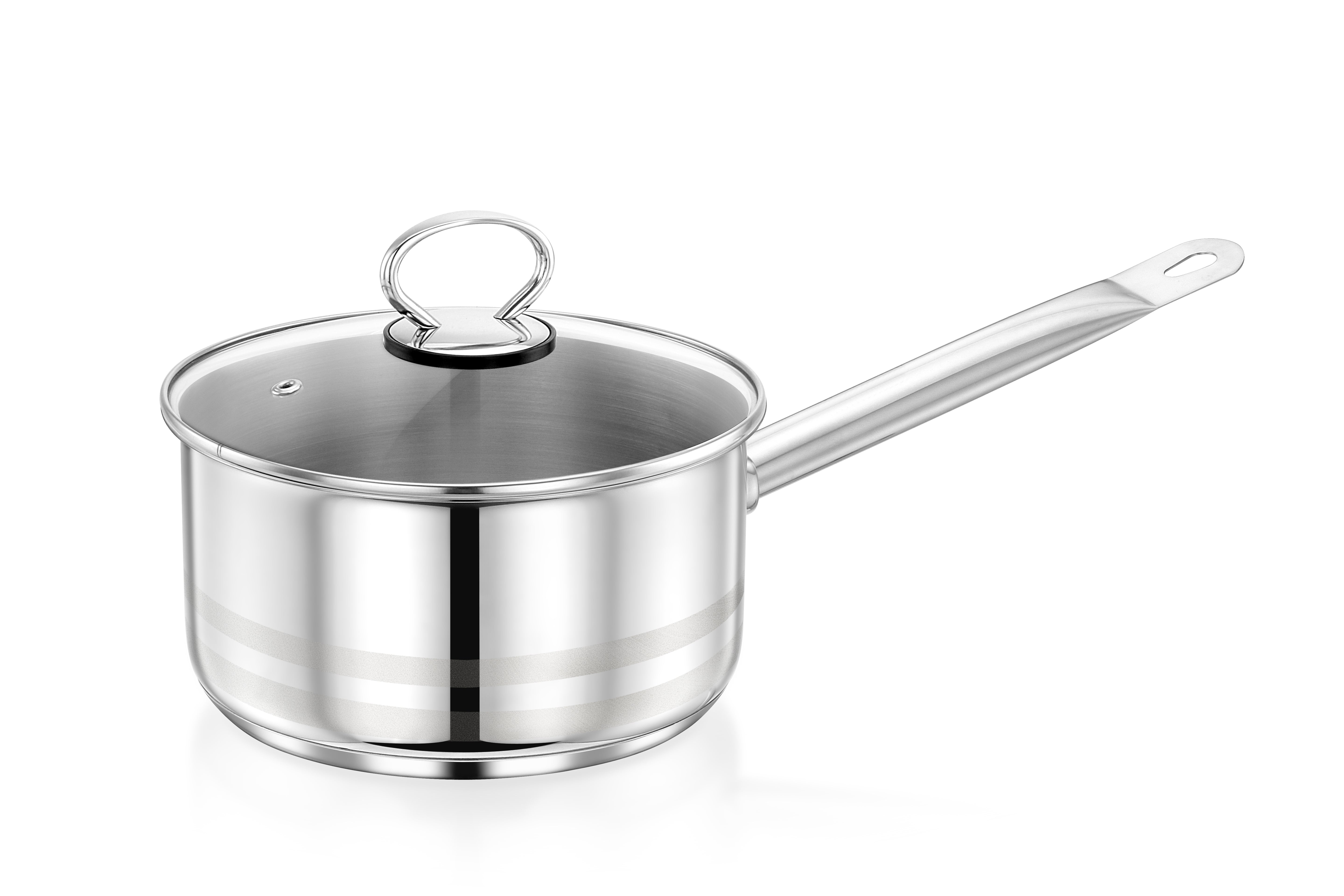 Prestige S/Steel 14 cm Sauce Pan with Glass Lid | PR81137