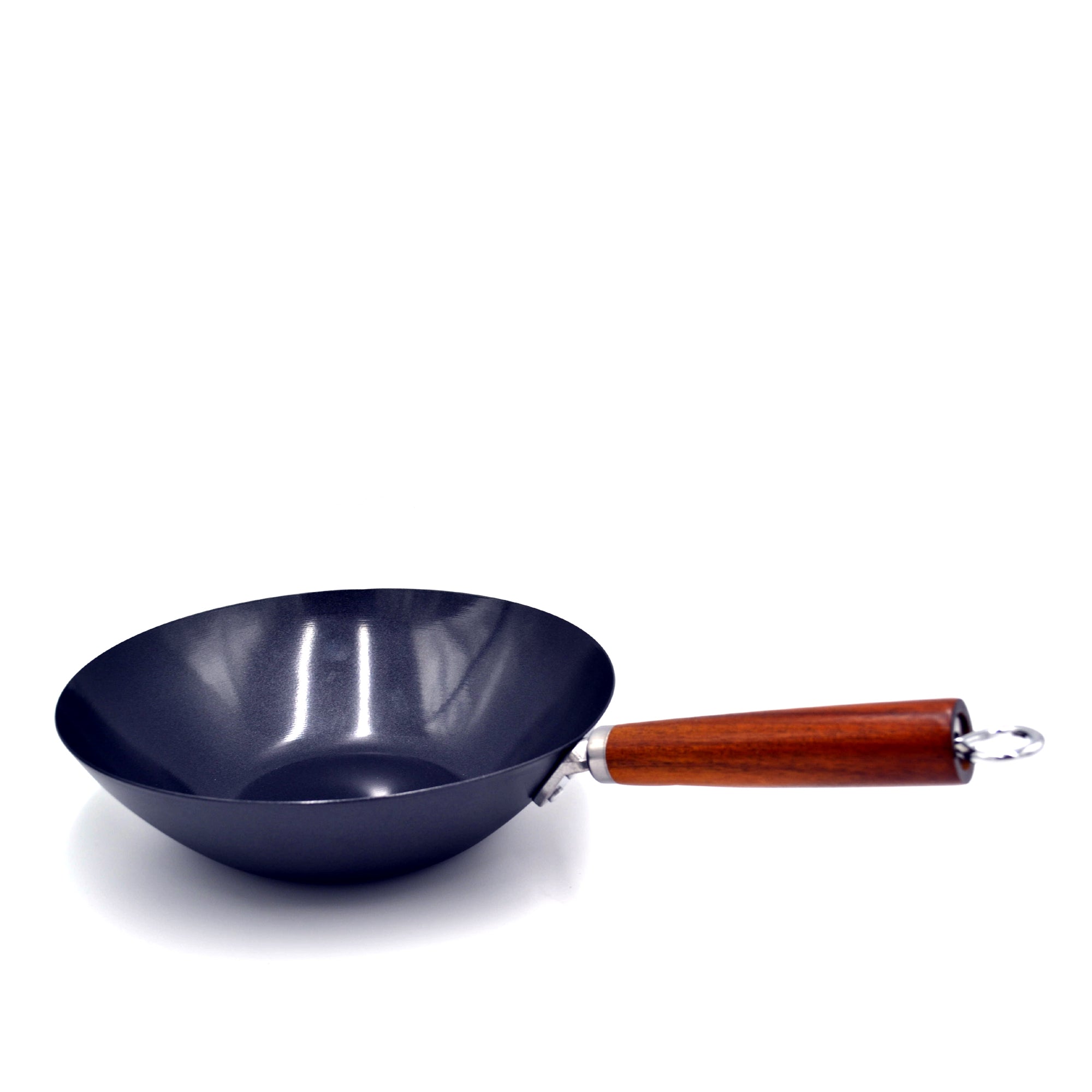 Prestige Nonstick Wok Pan 27Cm | Stir Fring Pan with wooden Handle | Black - PR42255