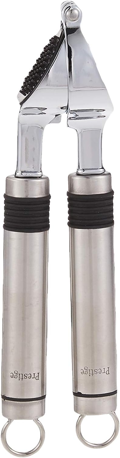 Prestige Eco Garlic Press Stainless Steel with Rubber Grip | PR55827