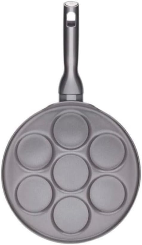 Korkmaz Nora Pancake Maker Pans | Ceramic Pan Cake Maker Griddle with 7 Mould | KA3937-26 cm