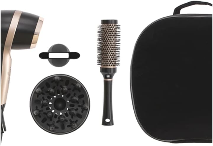 Remington Salon Smooth Hair Dryer Gift Set | 2200W Dryer with Ionic Conditioning & Styling Accessories | Perfect Gift for Smooth, Shiny Hair – D6940GP