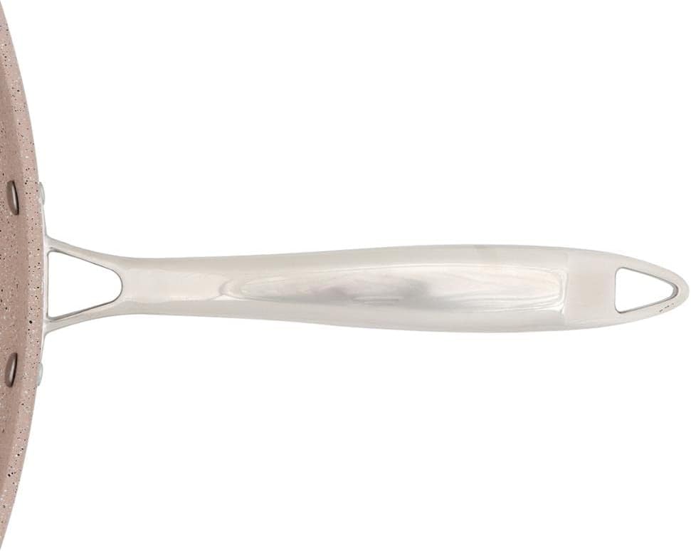 Korkmaz Granita Forged Aluminium Square Grill Frypan 28X28cm | Non-Stick Granite Coated Grill Pan | Induction Compatible Cookware | KA1268