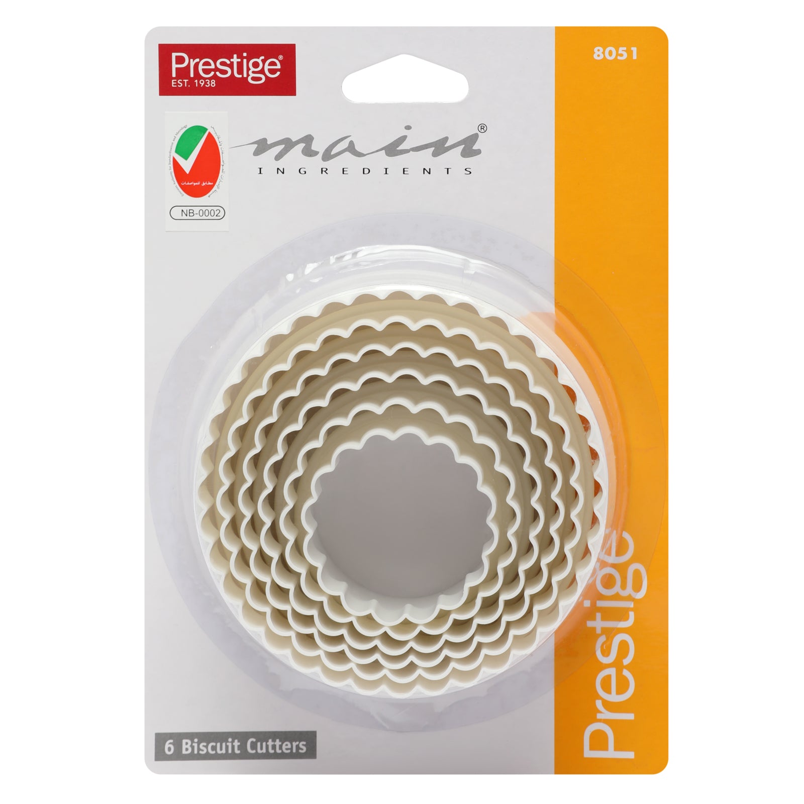 Prestige Round Shapebiscuit Cutterset Of6 | PR8051