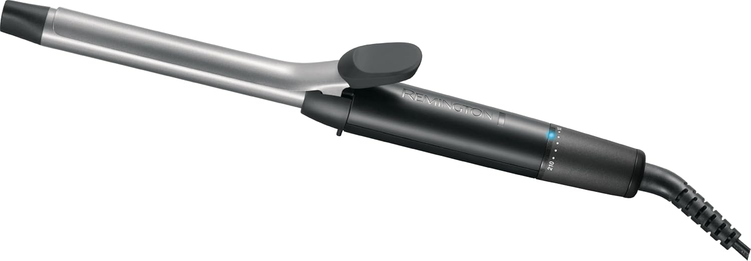 Remington Pro Spiral Curl Tong | 19mm Titanium Ceramic Barrel for Defined, Long-Lasting Curls – CI5519