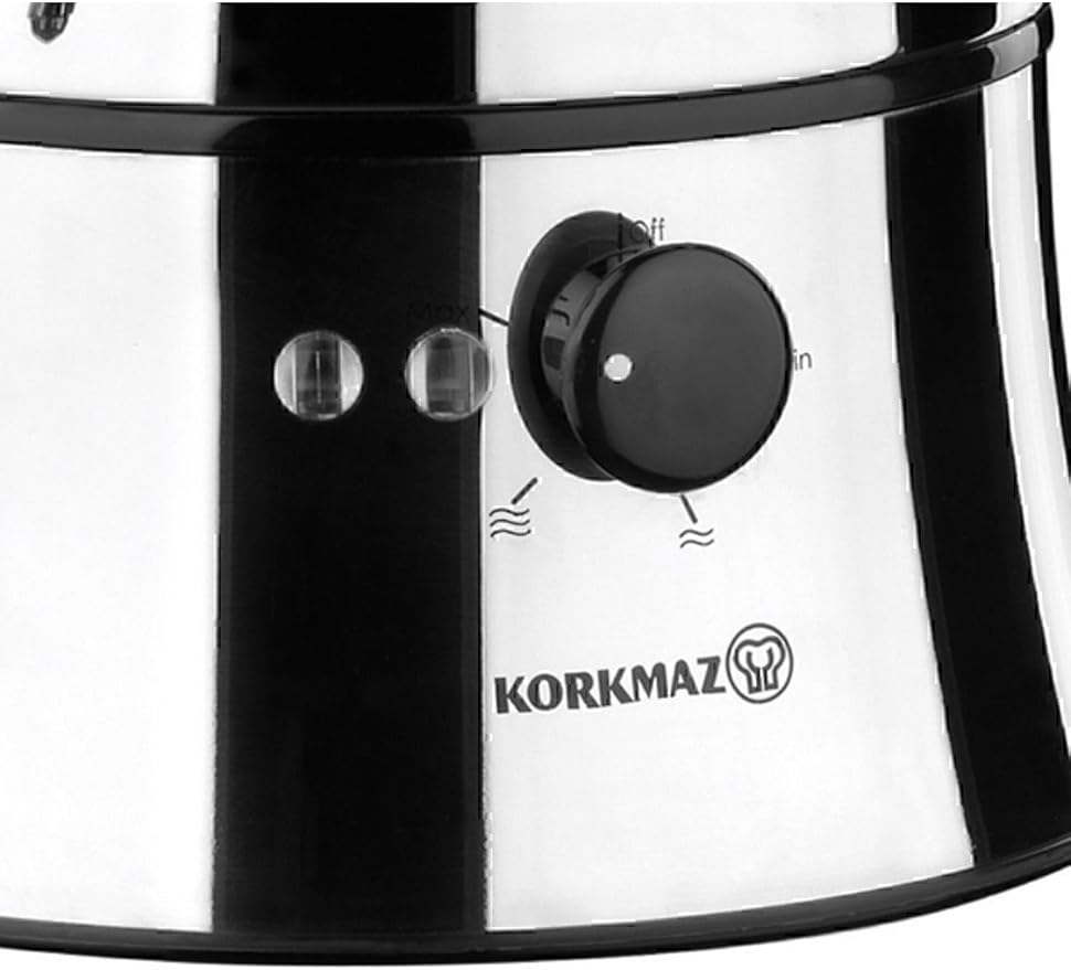 KORKMAZ NOSTA ELECTRICAL SAMOVAR - BLACK