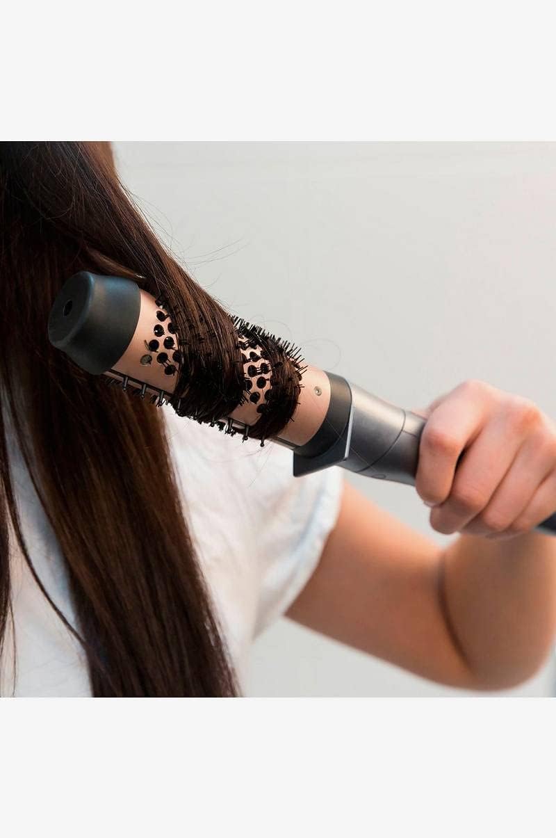 Remington Keratin Protect Heated Barrel Brush | Advanced Ceramic Barrel Infused with Keratin & Almond Oil | Smooth & Voluminous Styling – CB8338