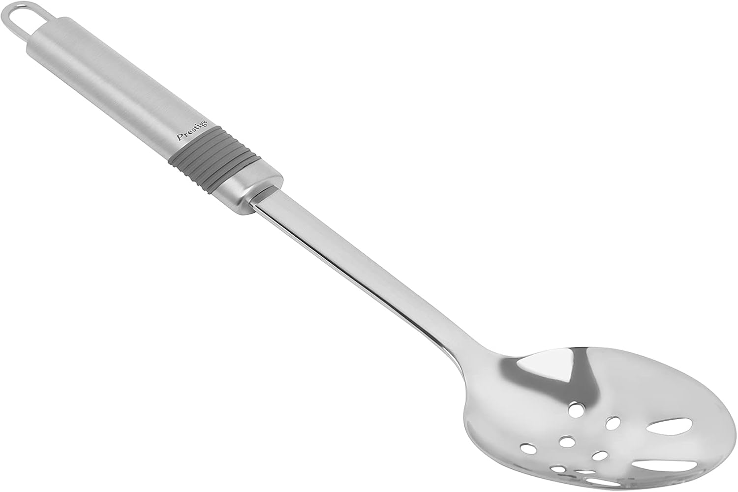 Prestige Progrip Steel Kitchen Utensils Set with Stand | Nonstick Stainless Steel Cooking Utensils Set | Kitchen Accessories | PR55185