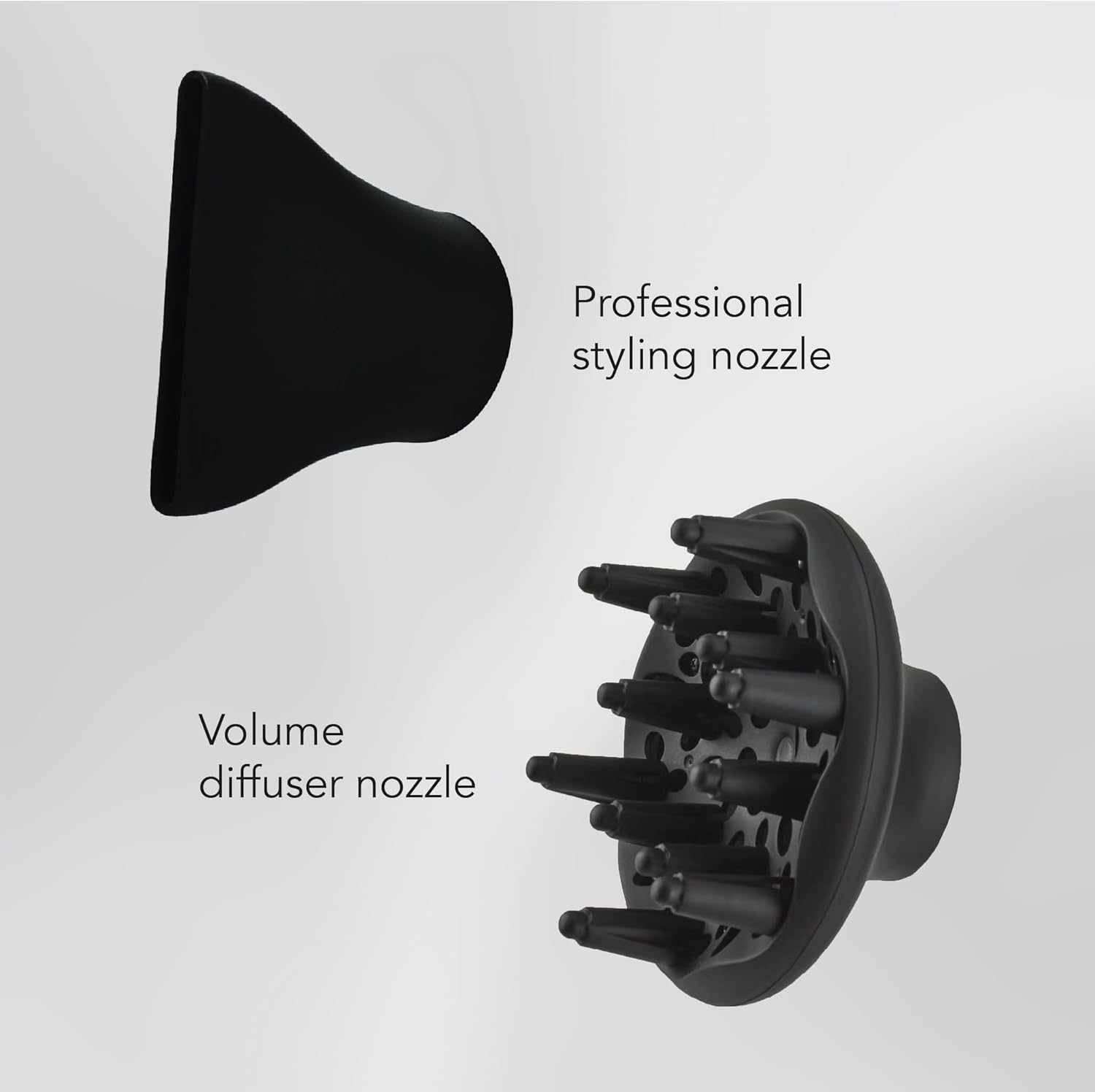 CARRERA AC Hair Dryer CRR 539 – 2200W Professional Hair Dryer with AC Motor, Ceramic Coating, Ionic Function, Cool Shot, and Styling Accessories