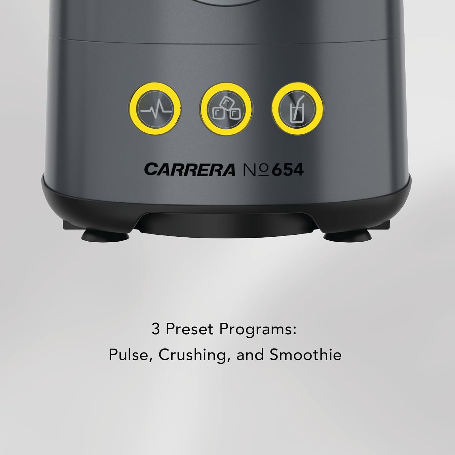 CARRERA Digital Blender № 654 – 1300W High-Speed Blender with 10 Variable Speeds, LED Display & 1.5L Glass Jar