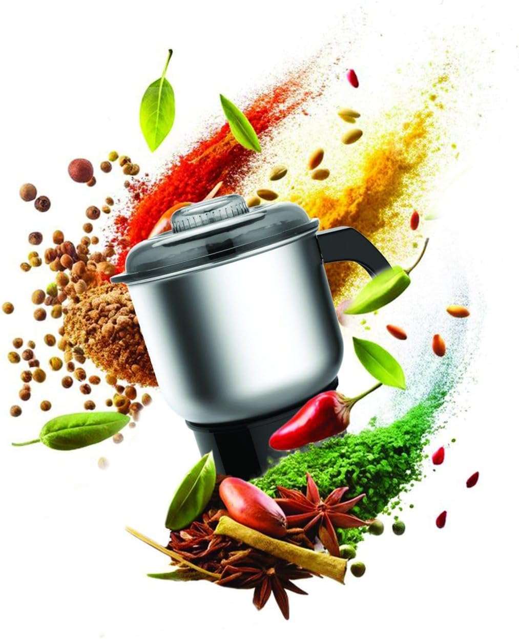 CARRERA 3-in-1 Powerful Blender 600W with 1.5L Blending Jar, Staineless Steel Blades & Copper Motor, Knob Control & LED Dislay, Perfect for Mixing, Grinding and Blending, Grey- CRR567, 2 Year Warranty