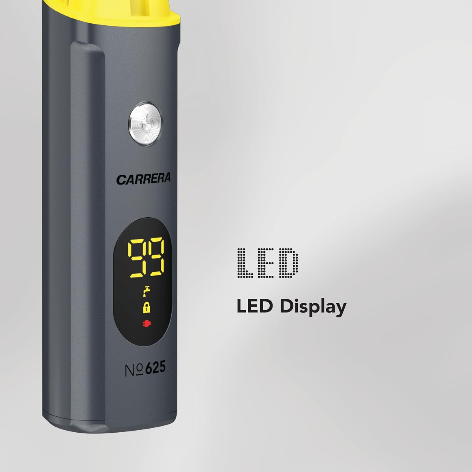 CARRERA CRR625 All-in-1 Trimmer for Men | Cordless Beard, Hair & Body Grooming Kit, Stainless Steel Blades, IPX6 Waterproof, USB Rechargeable, LED Display, 5-Min Boost, Multi Attachments, Gift for Men