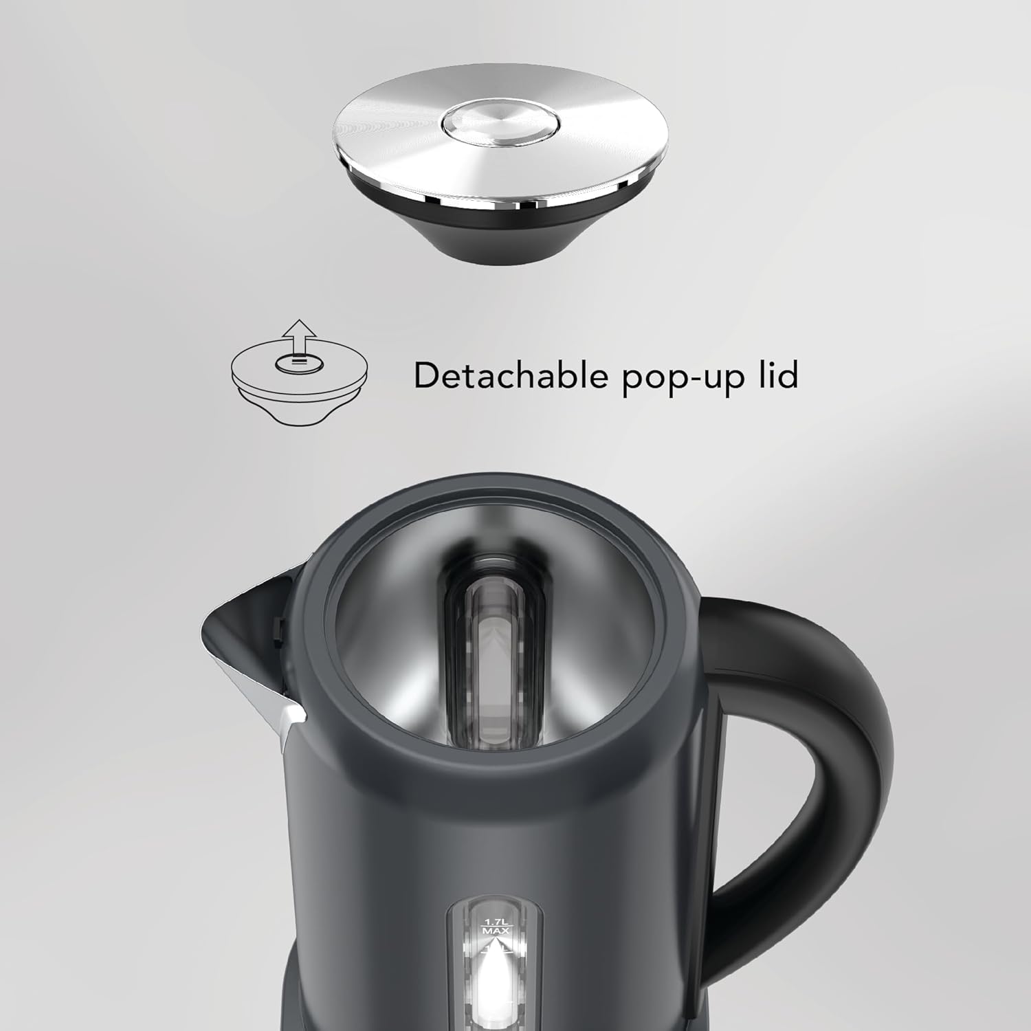 CARRERA Electric Kettle № 550 – 2000-2400W Stainless Steel Kettle with Adjustable Temperature, Keep Warm Function & LED Display