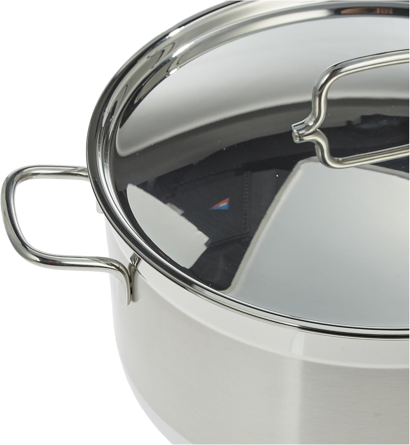 Korkmaz Alfa Grande 14 Pieces Stainless Steel Cookware Set | Stainless Steel Induction Compatible Tri-Ply Bottom Pots and Pans Set | Silver - KA1089