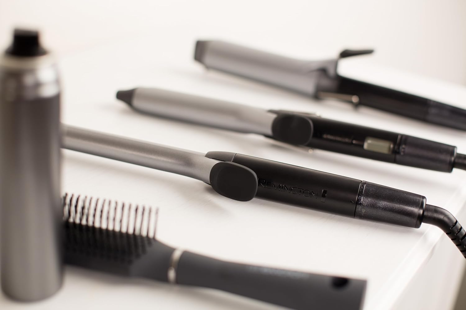 Remington Pro Spiral Curl Tong | 19mm Titanium Ceramic Barrel for Defined, Long-Lasting Curls – CI5519