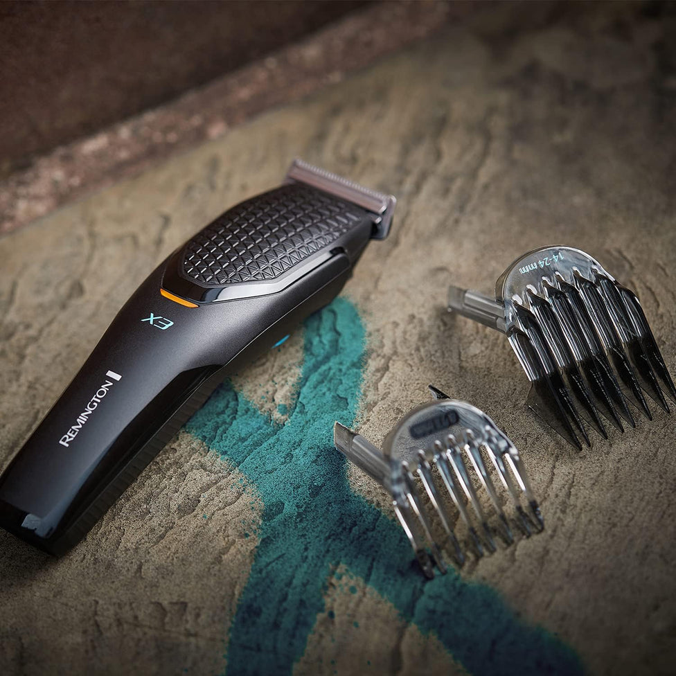 Remington Precision Cut Hair Clipper | Powerful Motor with Self-Sharpening Blades & Adjustable Taper Control – REHC3000