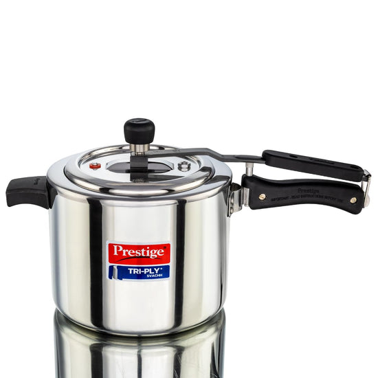 Prestige 5 L Tri-Ply Stainless Steel Svachh Inner Lid Pressure Cooker | MPT20715