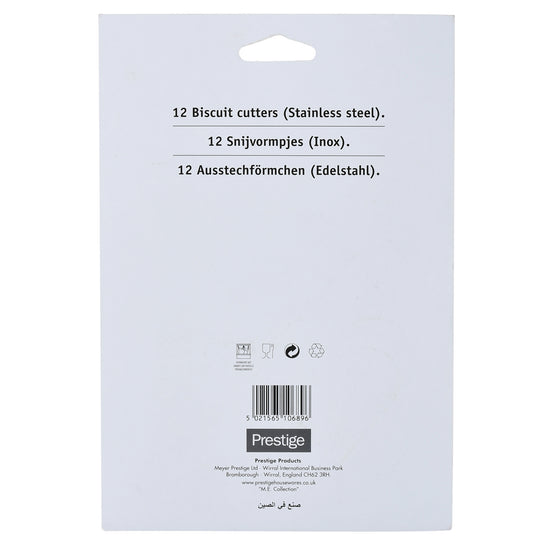 Prestige Assorted Biscuit Cutter (12pcs) | PR5685