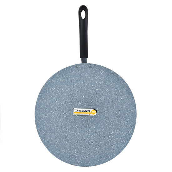 Prestige Speckled Concave Tawa 34 Cm | Long Lasting Non Stick Aluminum Tawa for Roti | Grey - PR15877