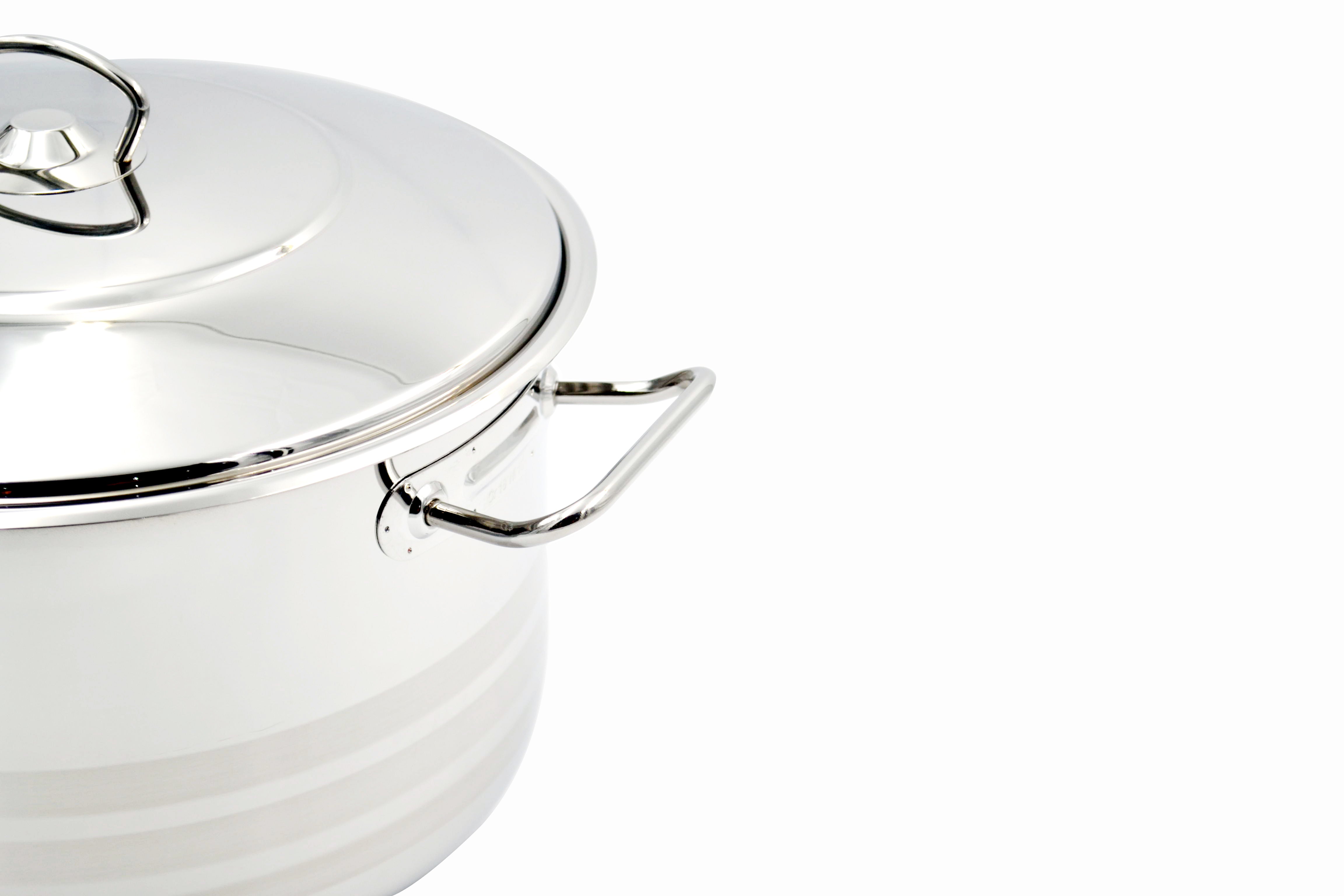 Korkmaz Mega Stainless Steel Casserole Pot 50X33 Cm / 65.0 L. | KA1952