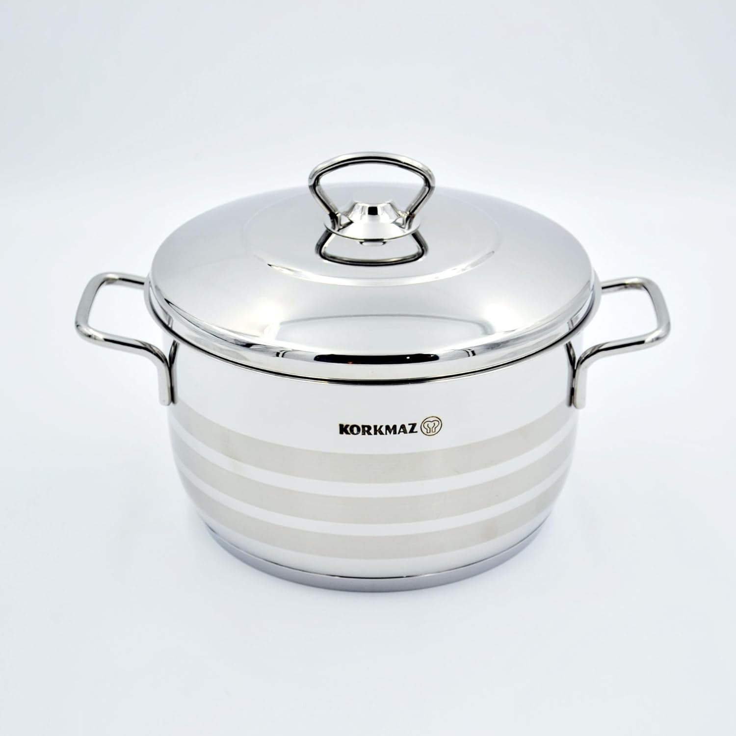 Korkmaz Astra Stainless Steel Casserole Pot 24X14 Cm / 6.3 L.
| KA1903