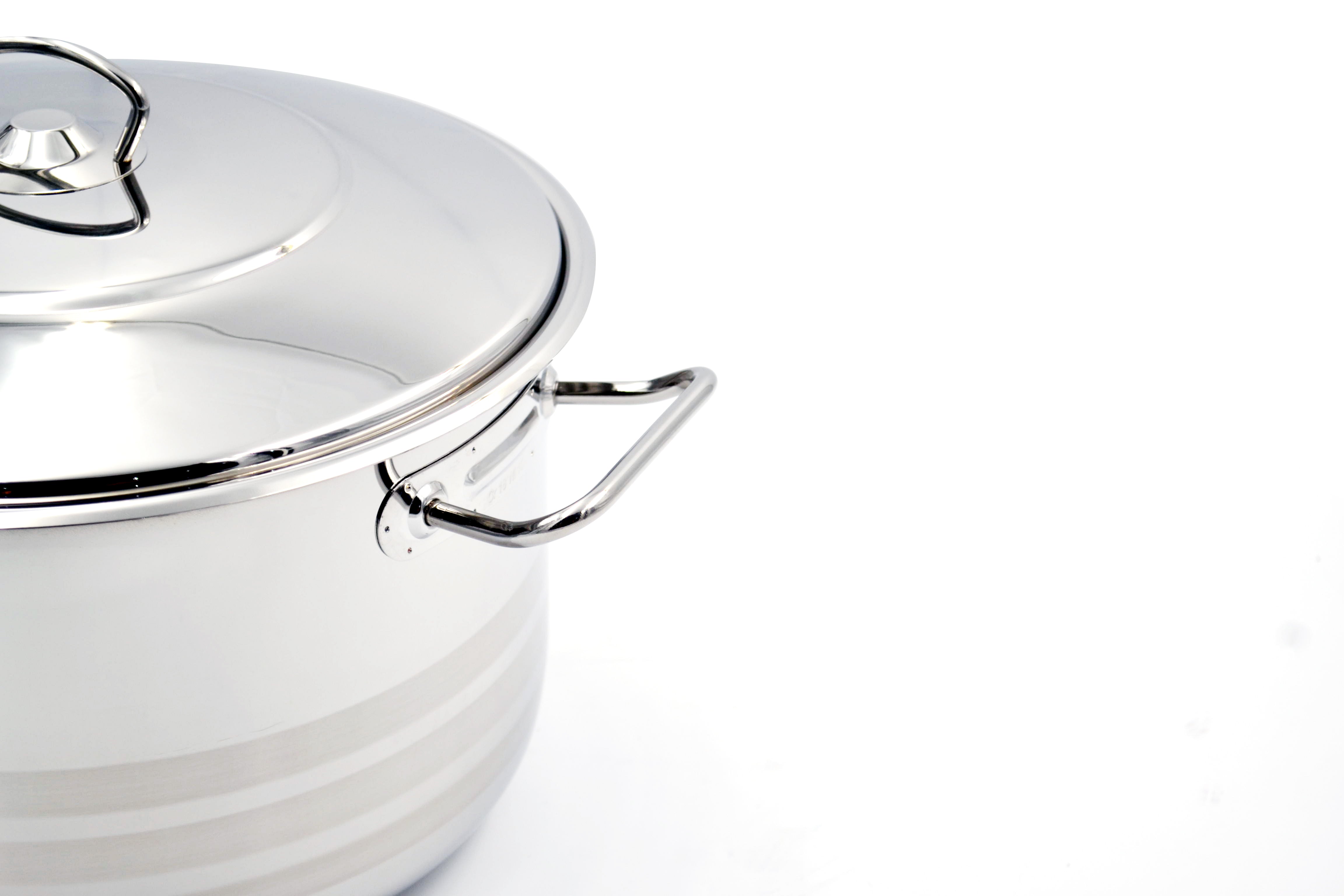 Korkmaz Mega Stainless Steel Casserole Pot 28X17 Cm / 10.0 L. | KA1942