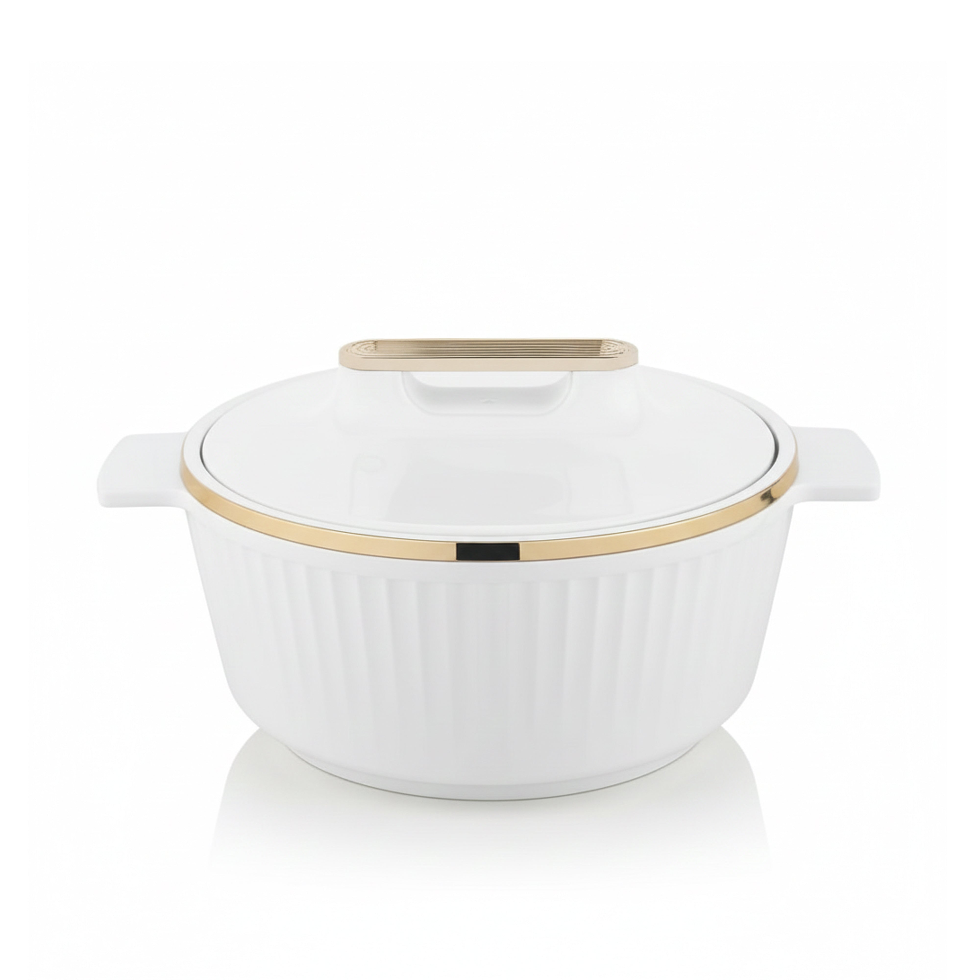 Asian Fancy Insulated Casserole Dlx 2500 Ml - White | AF2090W