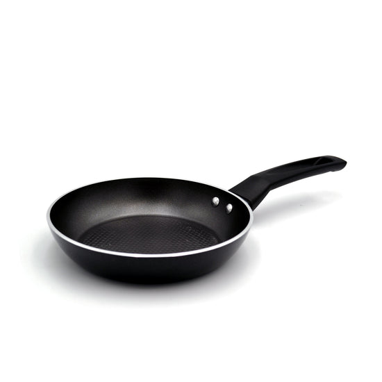 Prestige Safecook Non-Stick Fry Pan 22 Cm | Aluminum Dimple Surface Induction Compatible Frying Pan | Red - PR22089