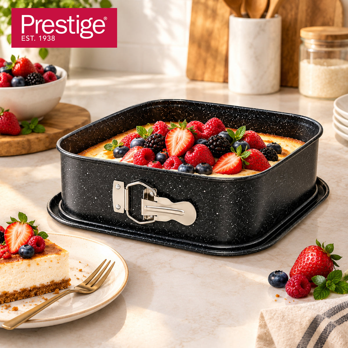 Prestige Granite 9" Square Springform Pan | PR48762