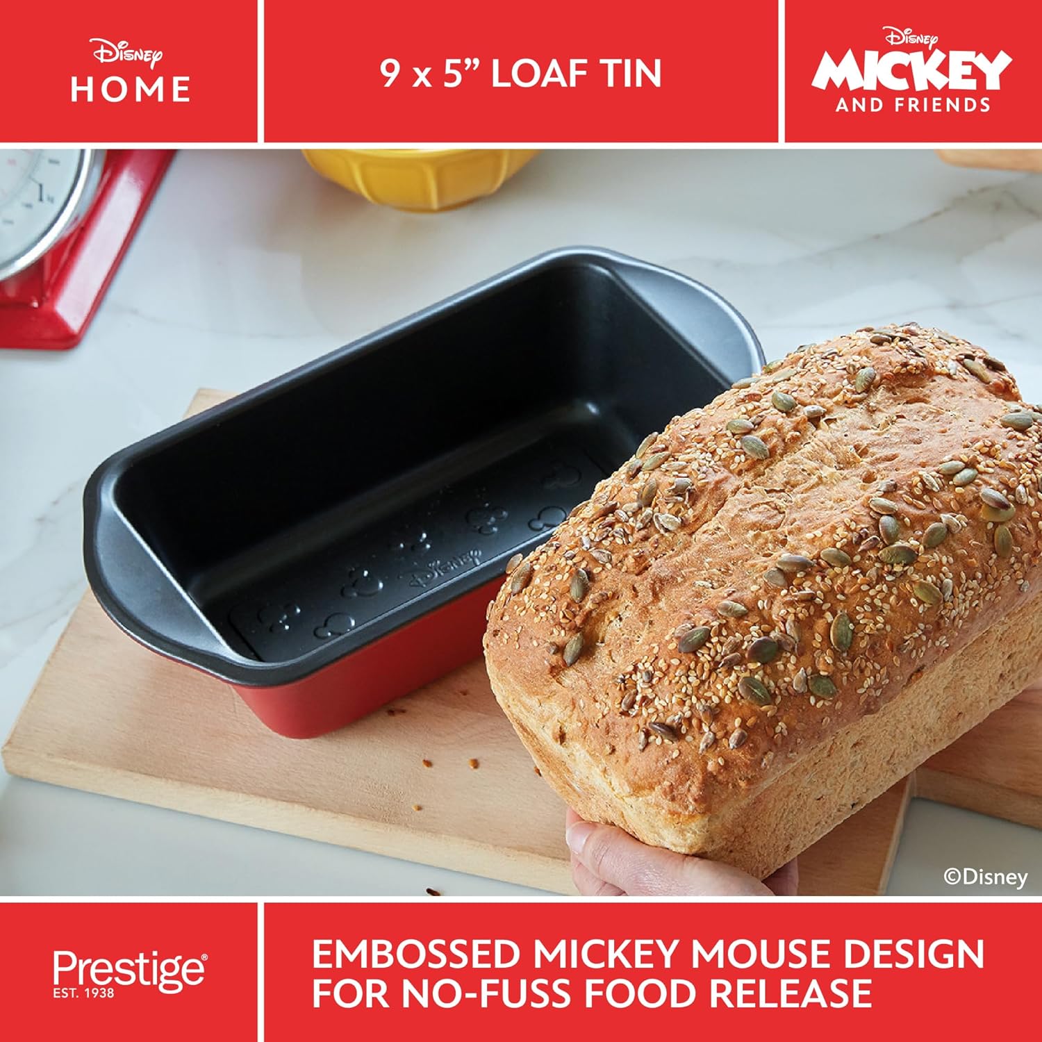Prestige X Disney Bakeware Loaf Tin 9x5" | PR48798