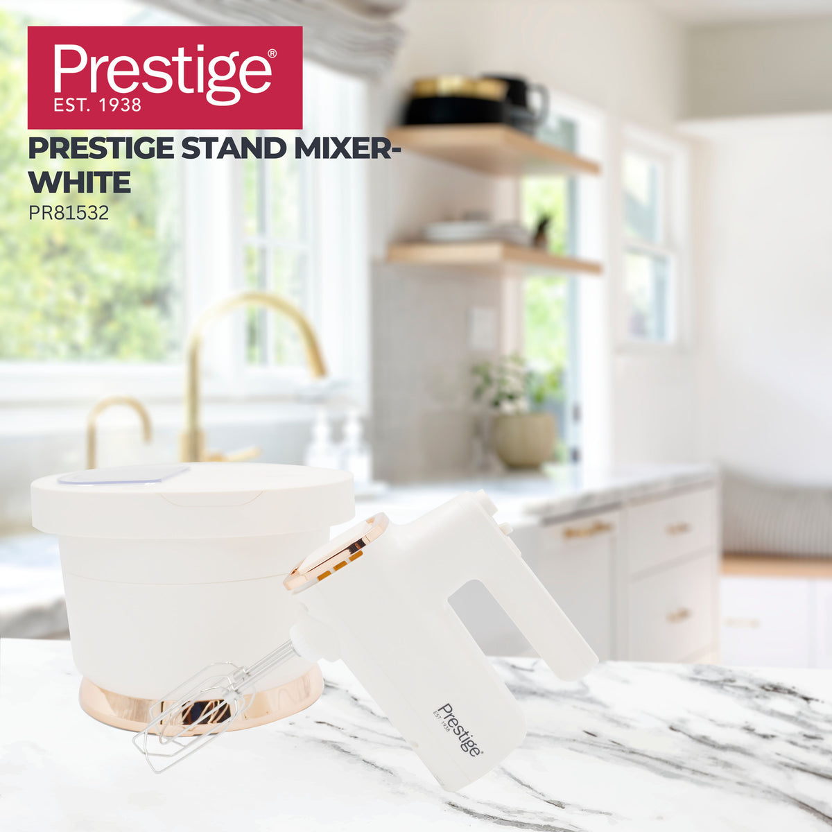Prestige Stand Mixer 300W - White Color | PR81532