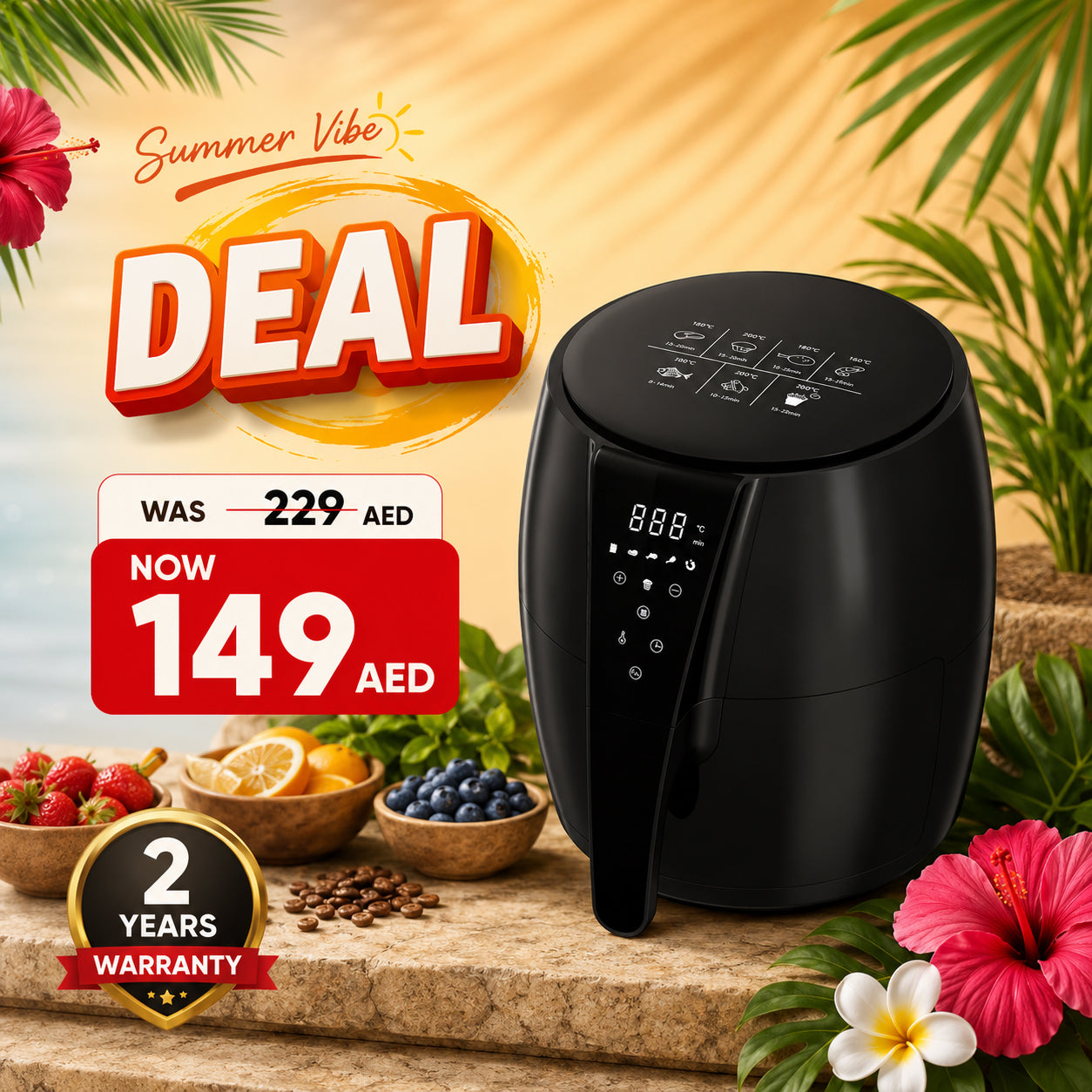 Prestige Air Fryer 4.8 Ltr - 1500W | PR50321