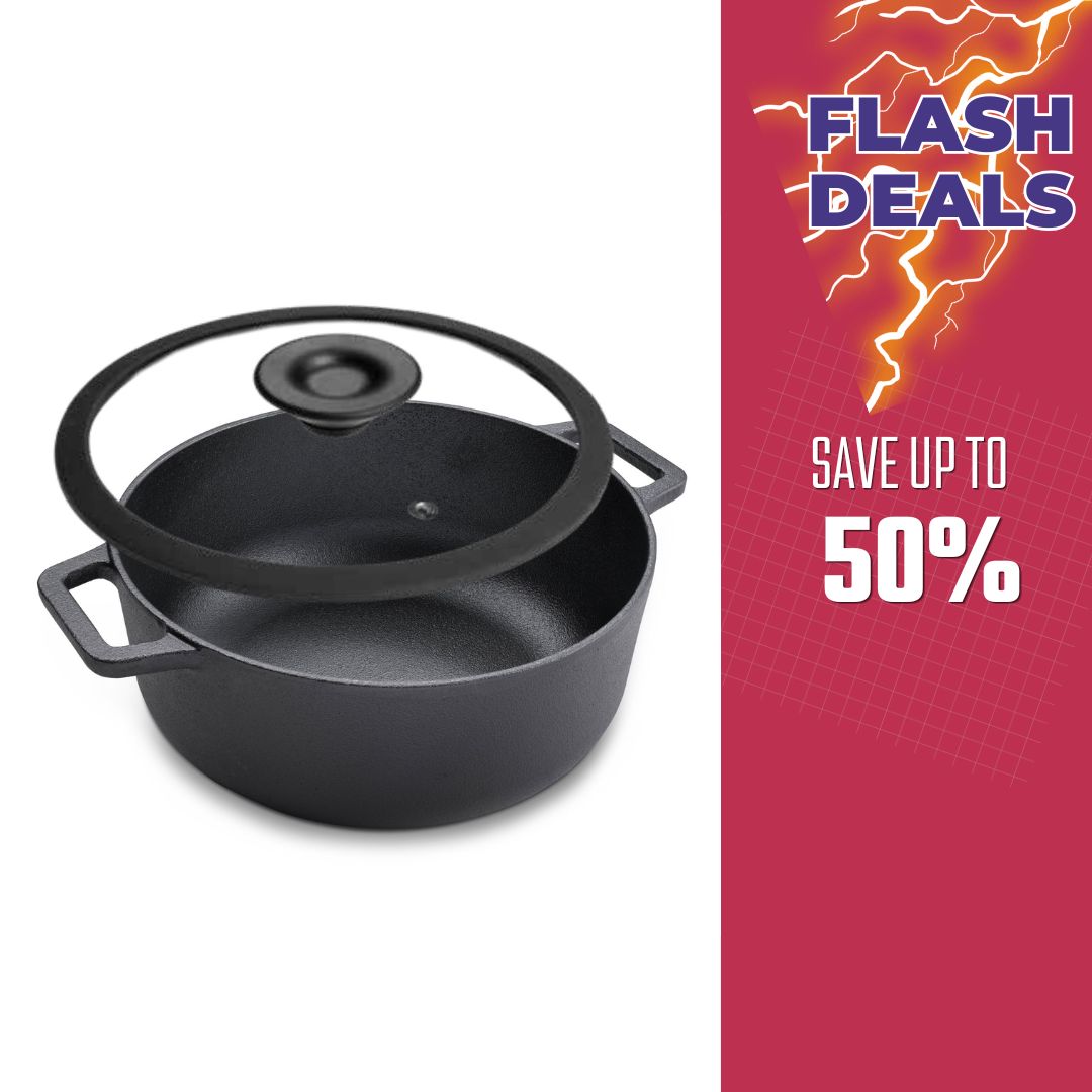 Prestige Cast Iron Pre-Seasoned Casserole 20 CM | PR48896