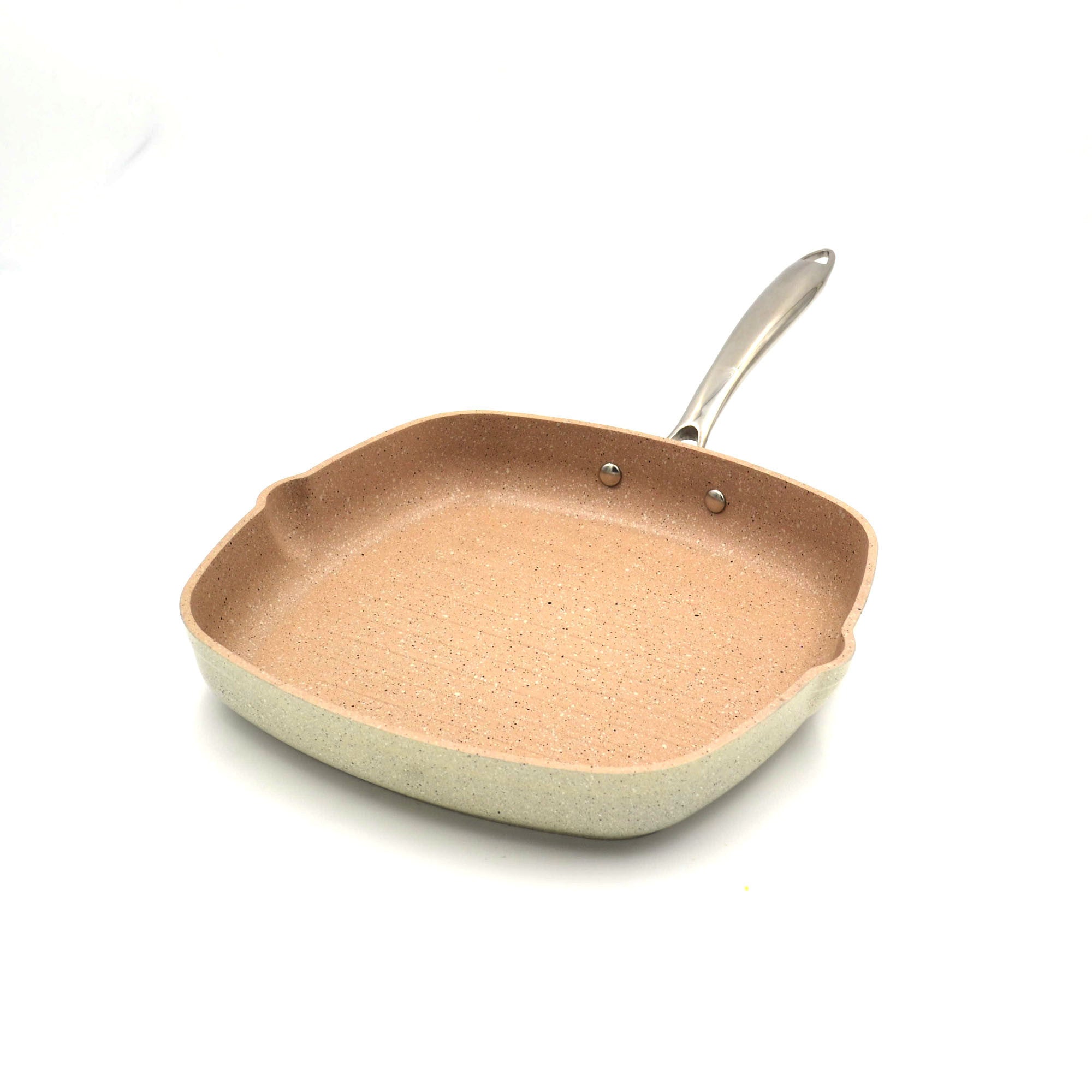 KORKMAZ GRANITA ALUMINIUM. SQUARE GRILL FRYPAN 28X28CM