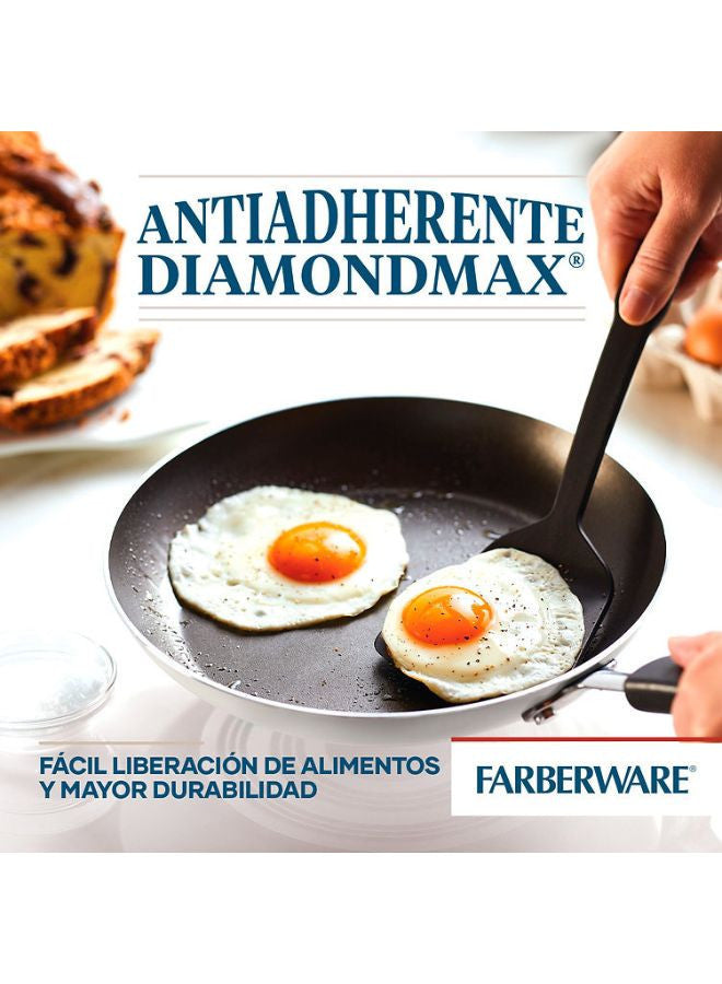 Farberware Cookstart Diamond Max Nonstick Cookware Sets 15 Pcs - SLV