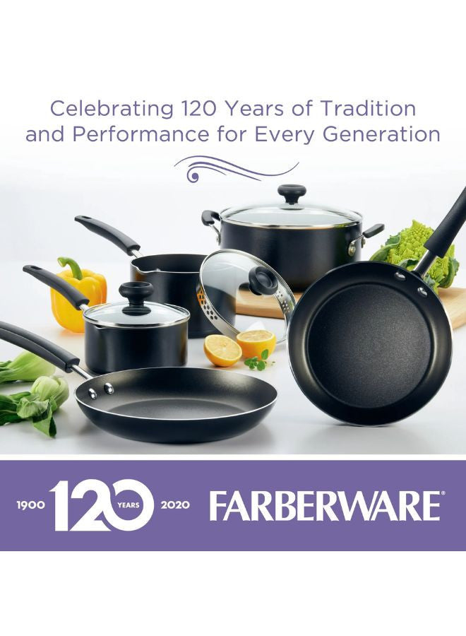 Farberware Pots and Pans Set 20-Pcs Set Gray