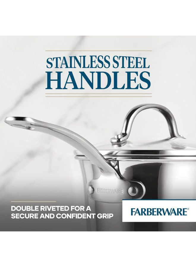 Farberware Millennium SS Cookware Set 10 Pcs - SLV
