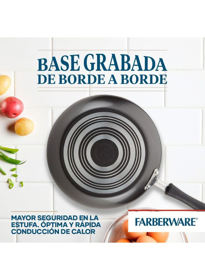 Farberware Cookstart Diamond Max Nonstick Cookware Set 15 Pcs - PEWTER