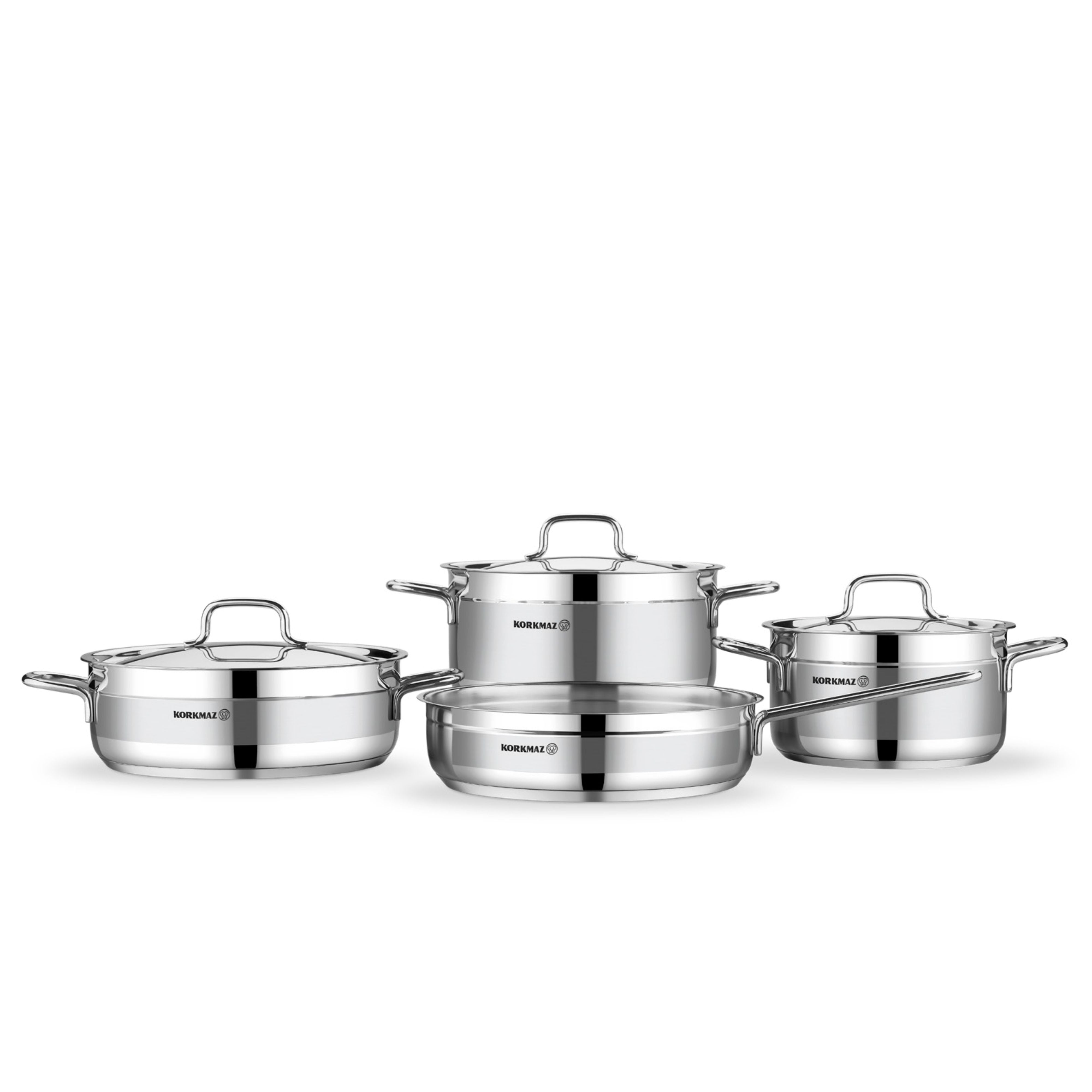 KORKMAZ ALFARON 7PCS COOKWARE SET