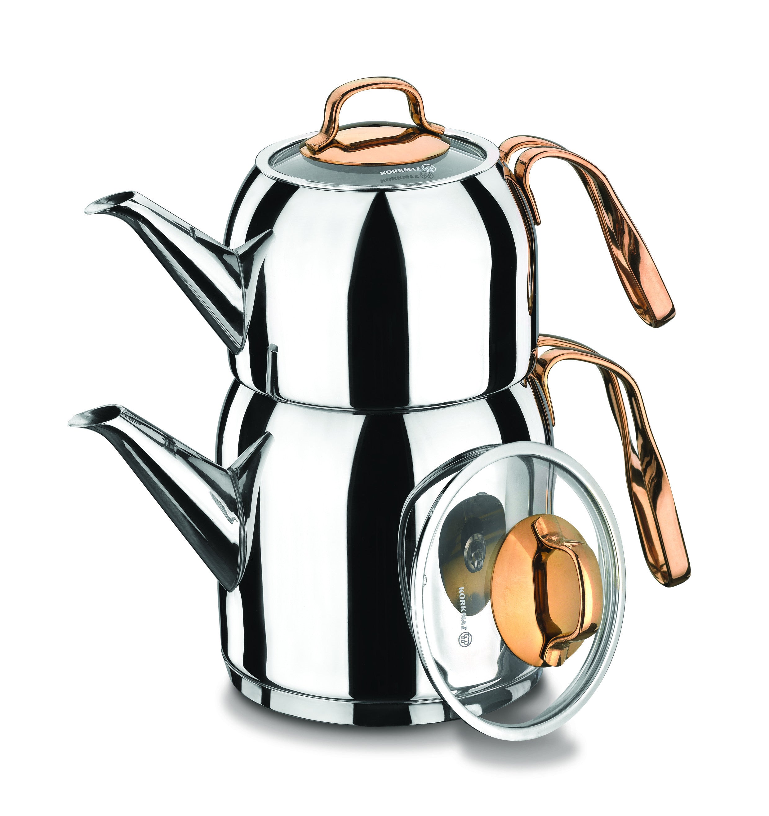 KORKMAZ ROSANNA TEA POT SET