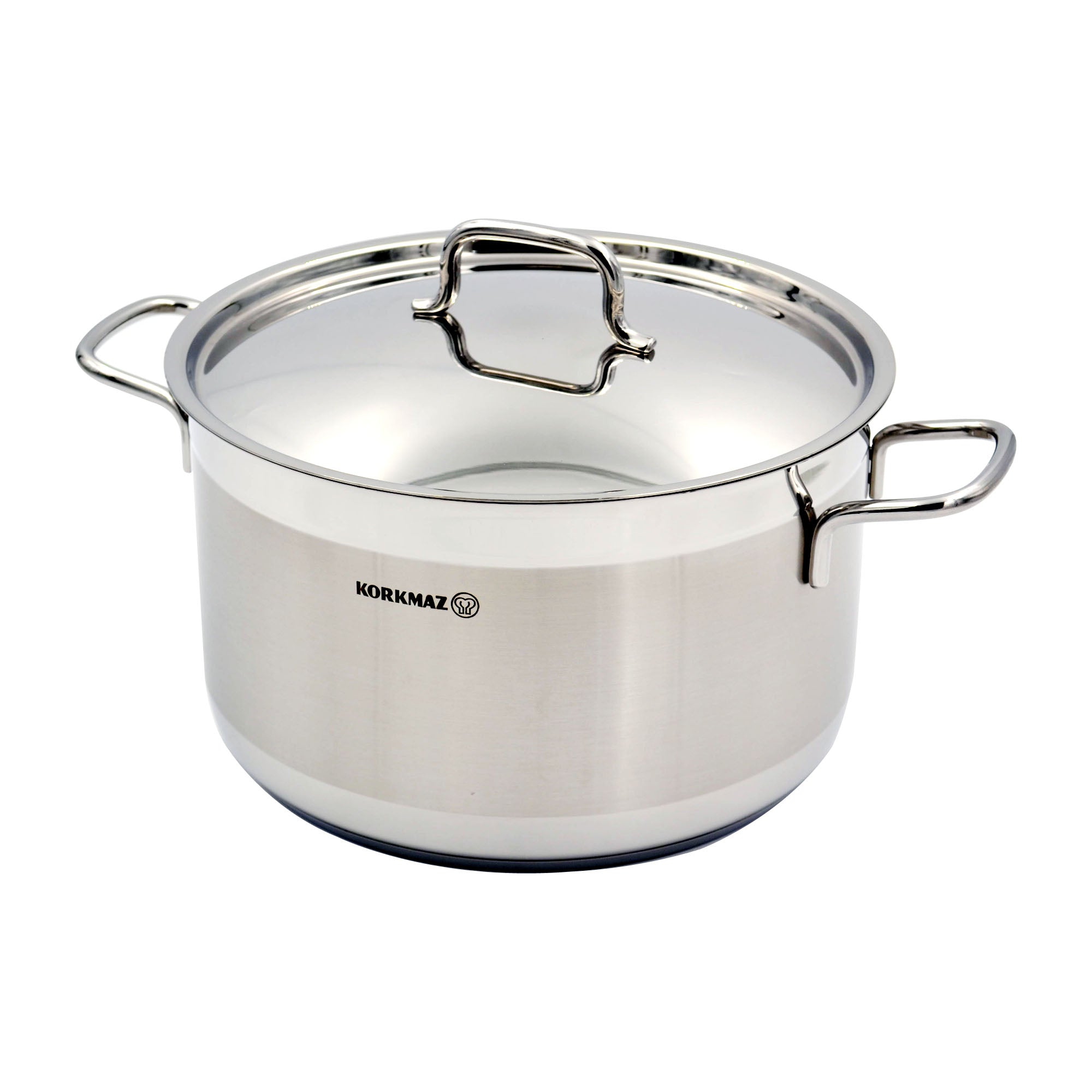 Korkmaz Alfa Stainless Steel Casserole 16X9 Cm / 1.8 L. | KA1016