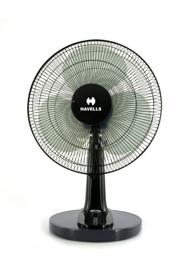 Havells Rigo Table Fan White 400Mm | 3 Speed Settings with Wide Oscillation with Stable Base | Ideal for Desk Fan, Home or Office Use