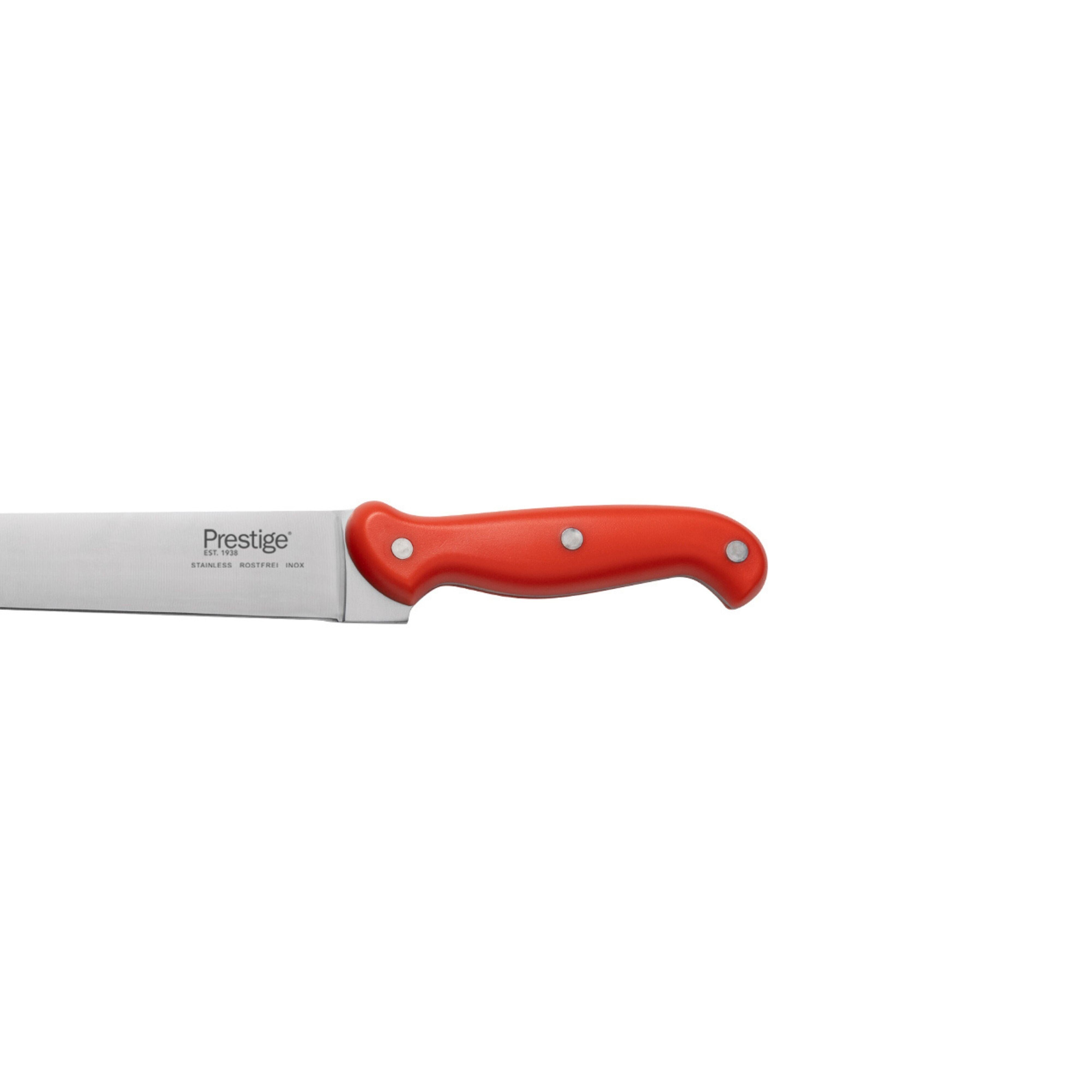 Prestige Professional Butcher knife 12 inch- Red | Carving Slicing Meat Knife | Slaughter Knife | PR49352