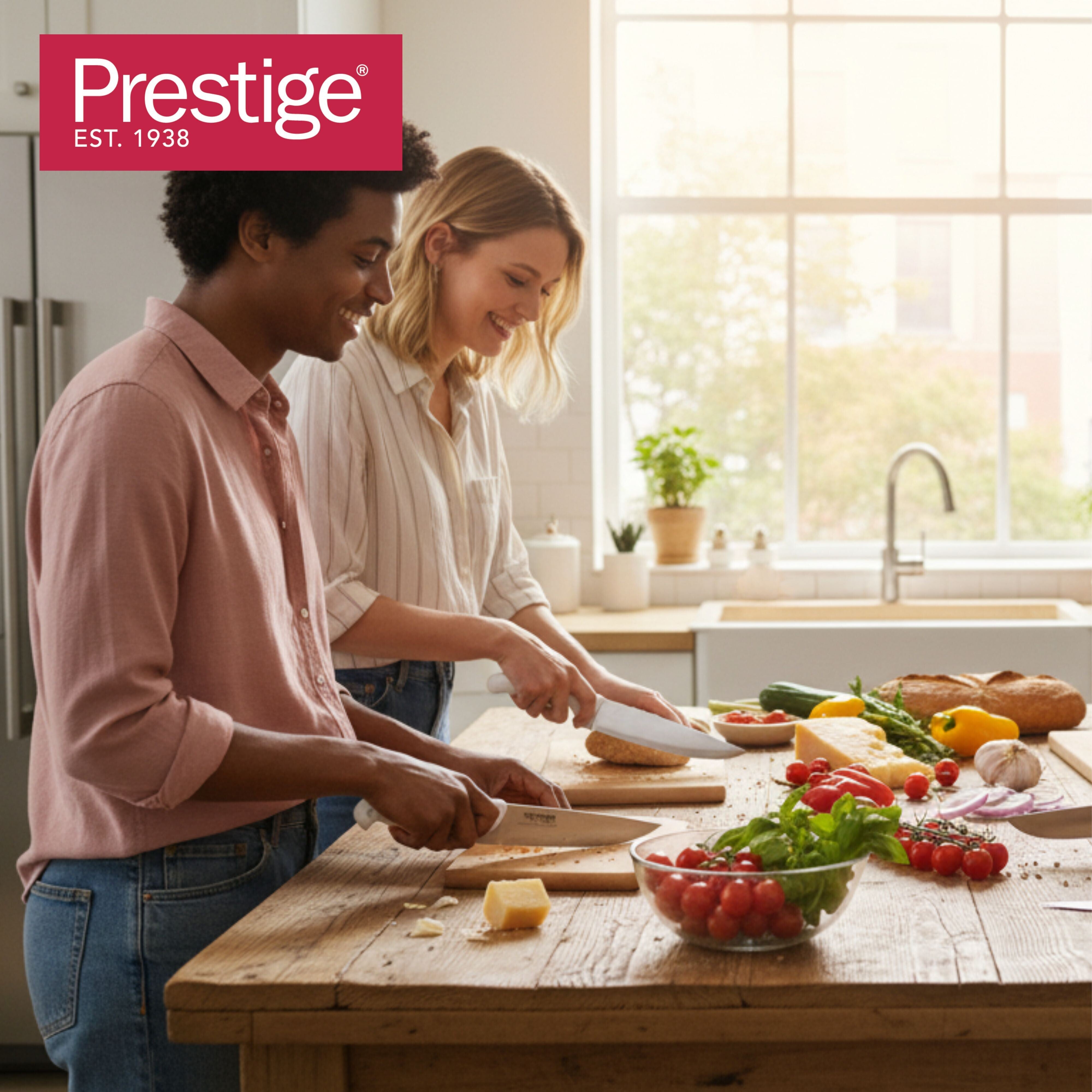 Prestige Professional Butcher Knife 8 inch - White | Carving Slicing Meat Knife | PR49344