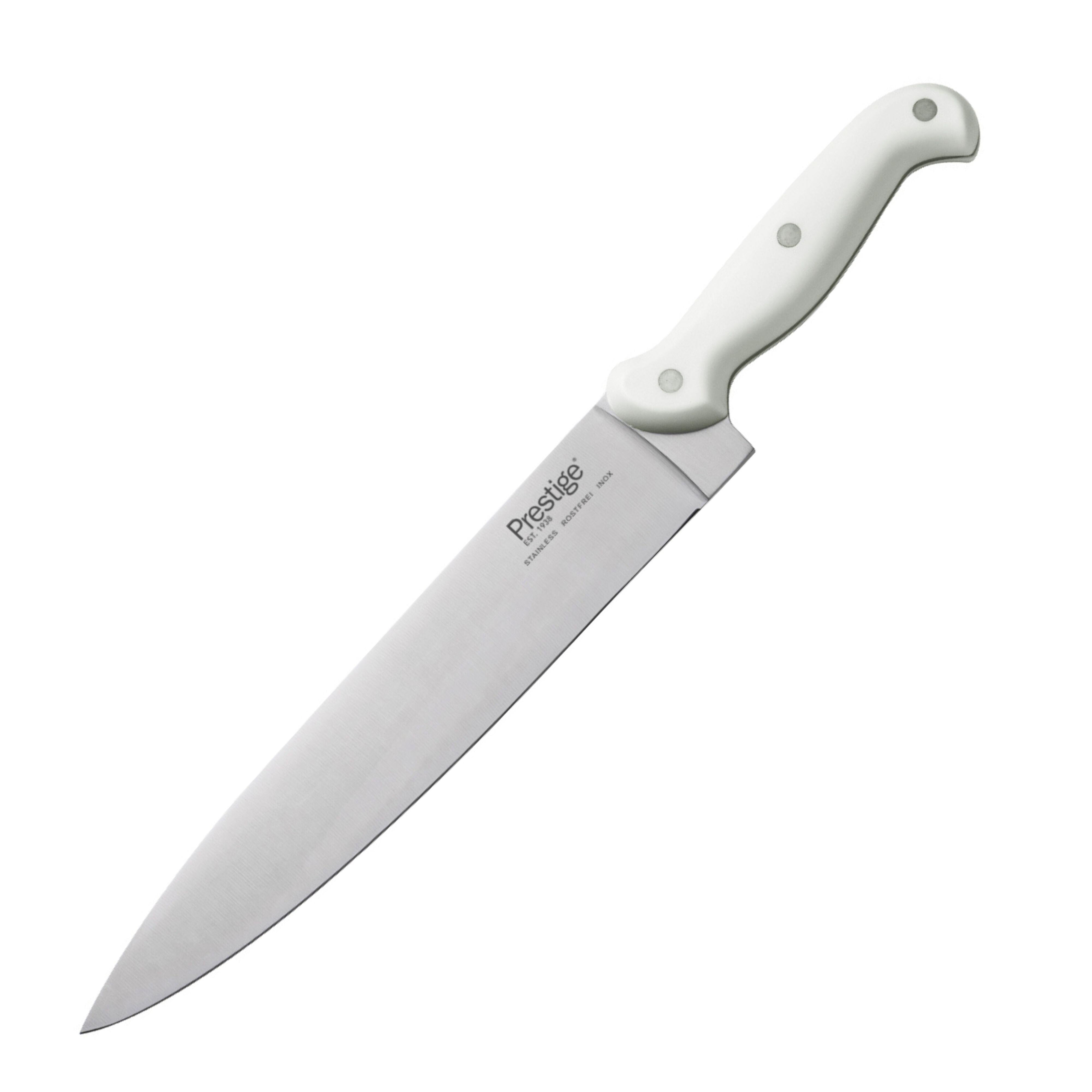 Prestige Professional Butcher Knife 10 inch - White | Carving Slicing Meat Knife | PR49347