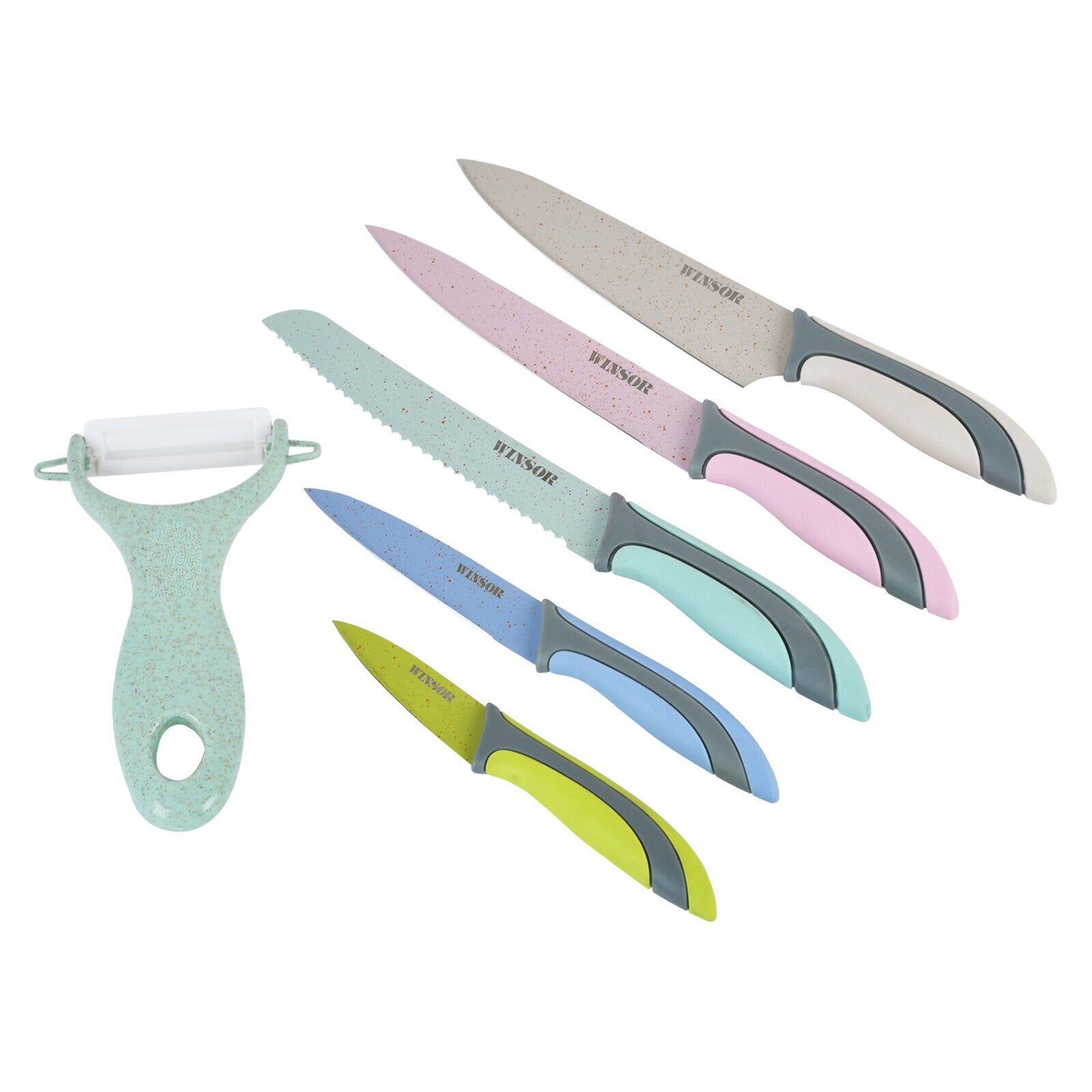 Winsor 6 Pcs Non Stick Knife Set | WR6092