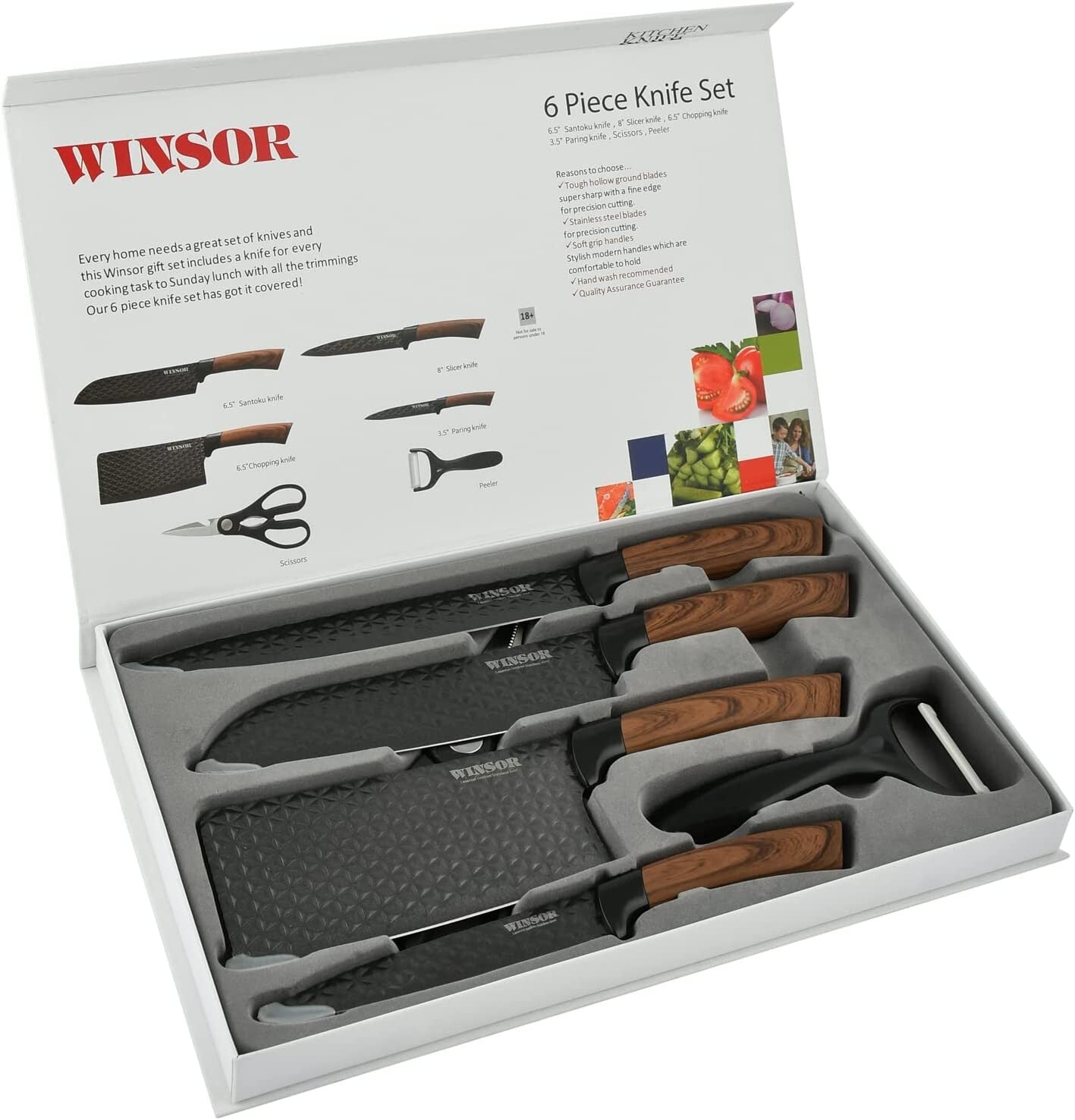 Winsor 6 pc knife set | WR80811