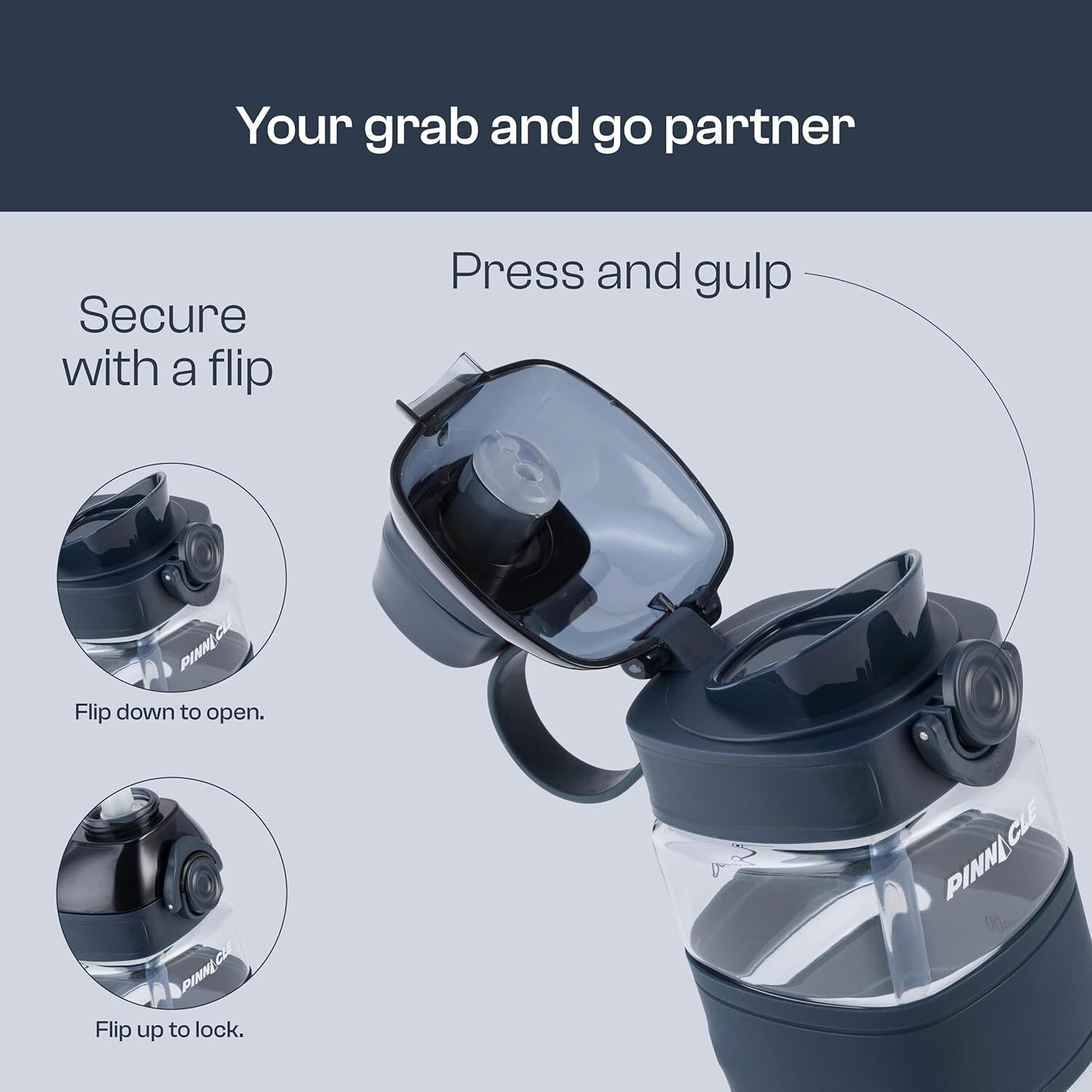 Pinnacle Piccolo Hydration Bottle (750ML, Navy Blue) | WPHY B-1027